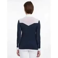 LeMieux Emily Ladies Long Sleeve Show Shirt - Navy size 6 - Image 2